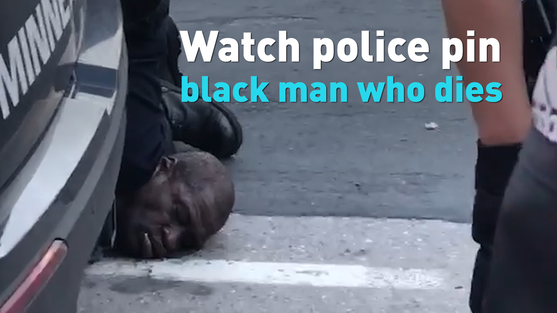 I can't breathe." Black man dies after being pinned by police in ...