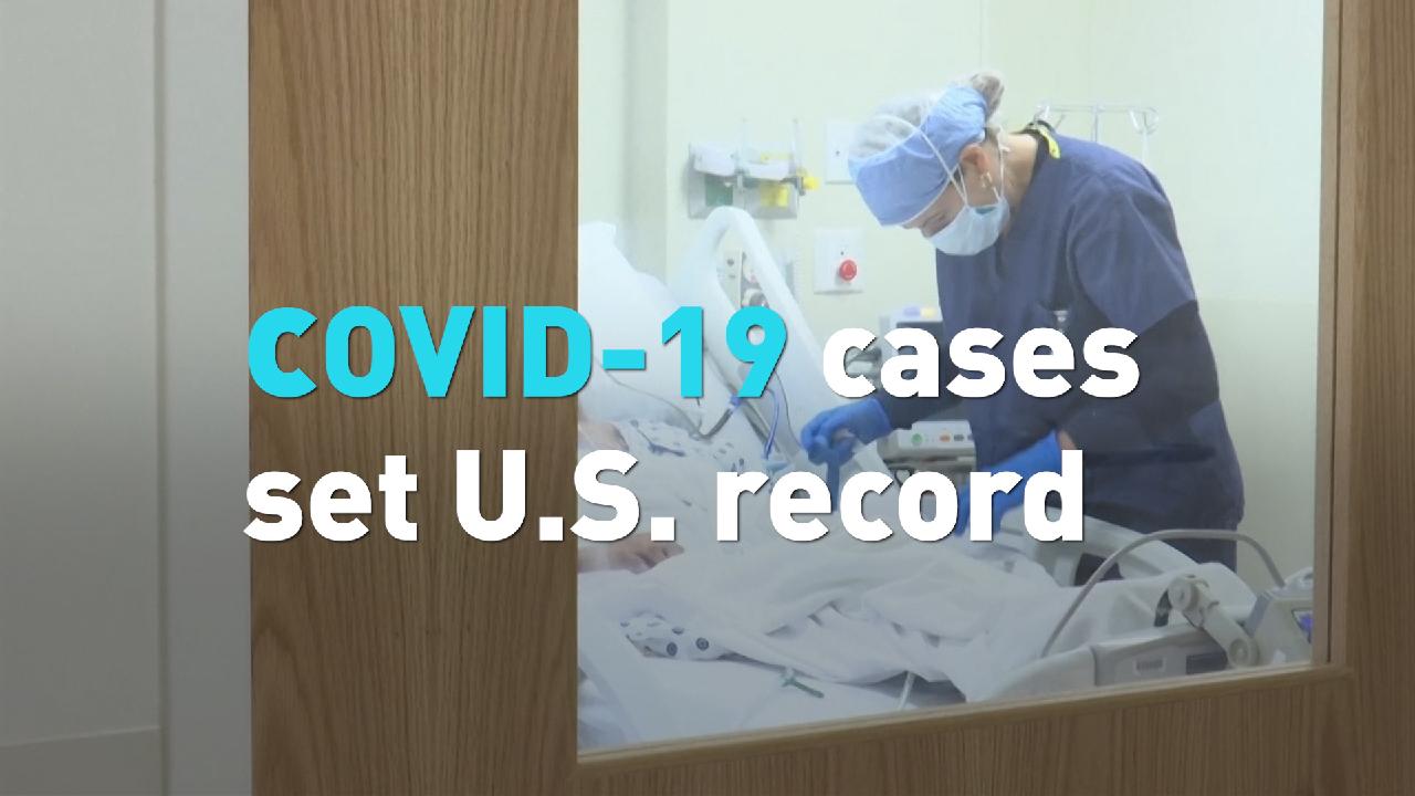 New COVID19 cases set U.S. record CGTN
