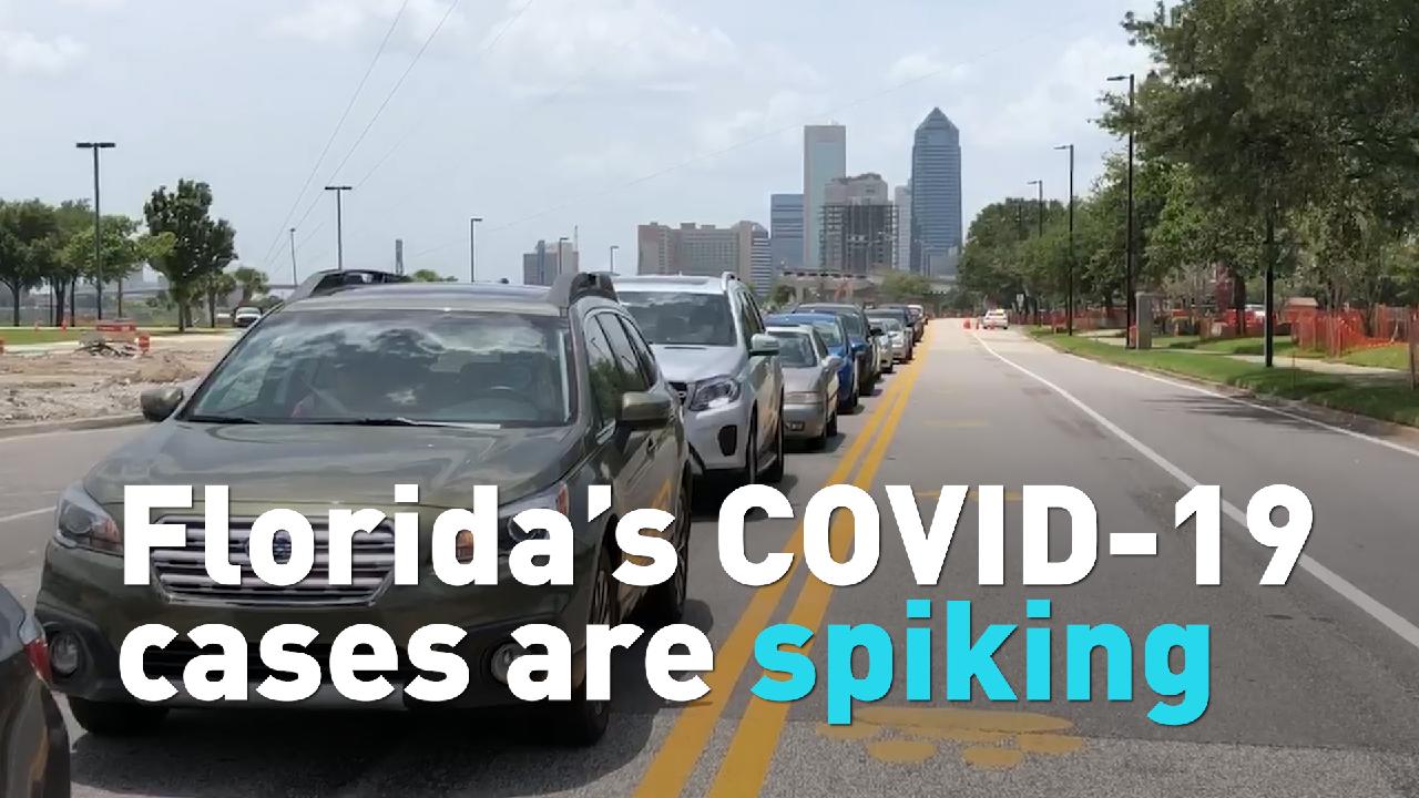Florida's COVID19 cases are spiking CGTN
