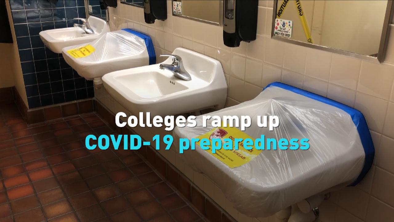 Colleges ramp up COVID-19 protocols before year begins - CGTN