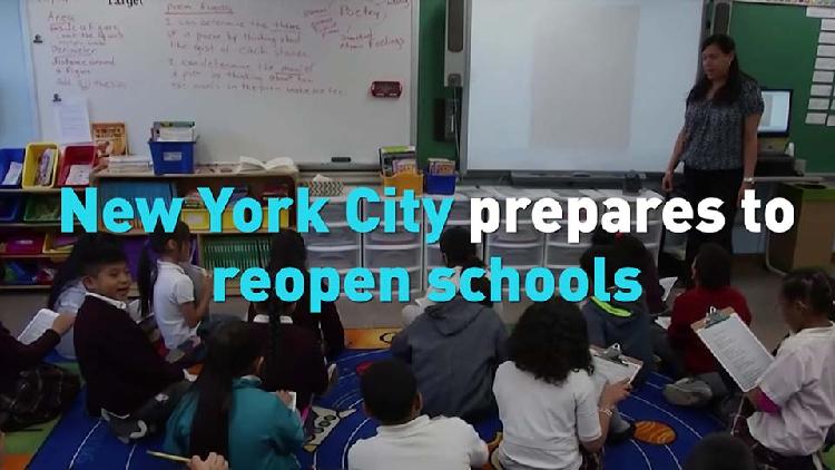 New York City prepares to reopen schools - CGTN