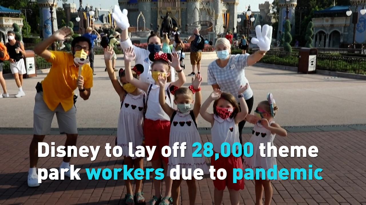 Disney laying off 28,000 theme park workers CGTN