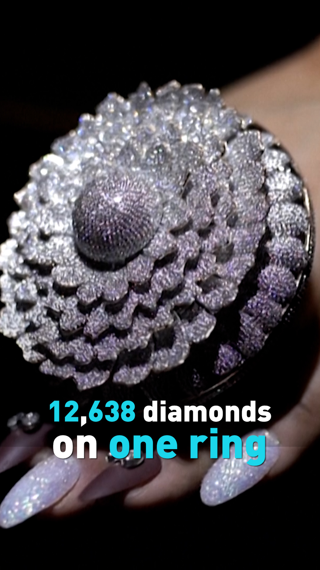 most diamonds in a ring