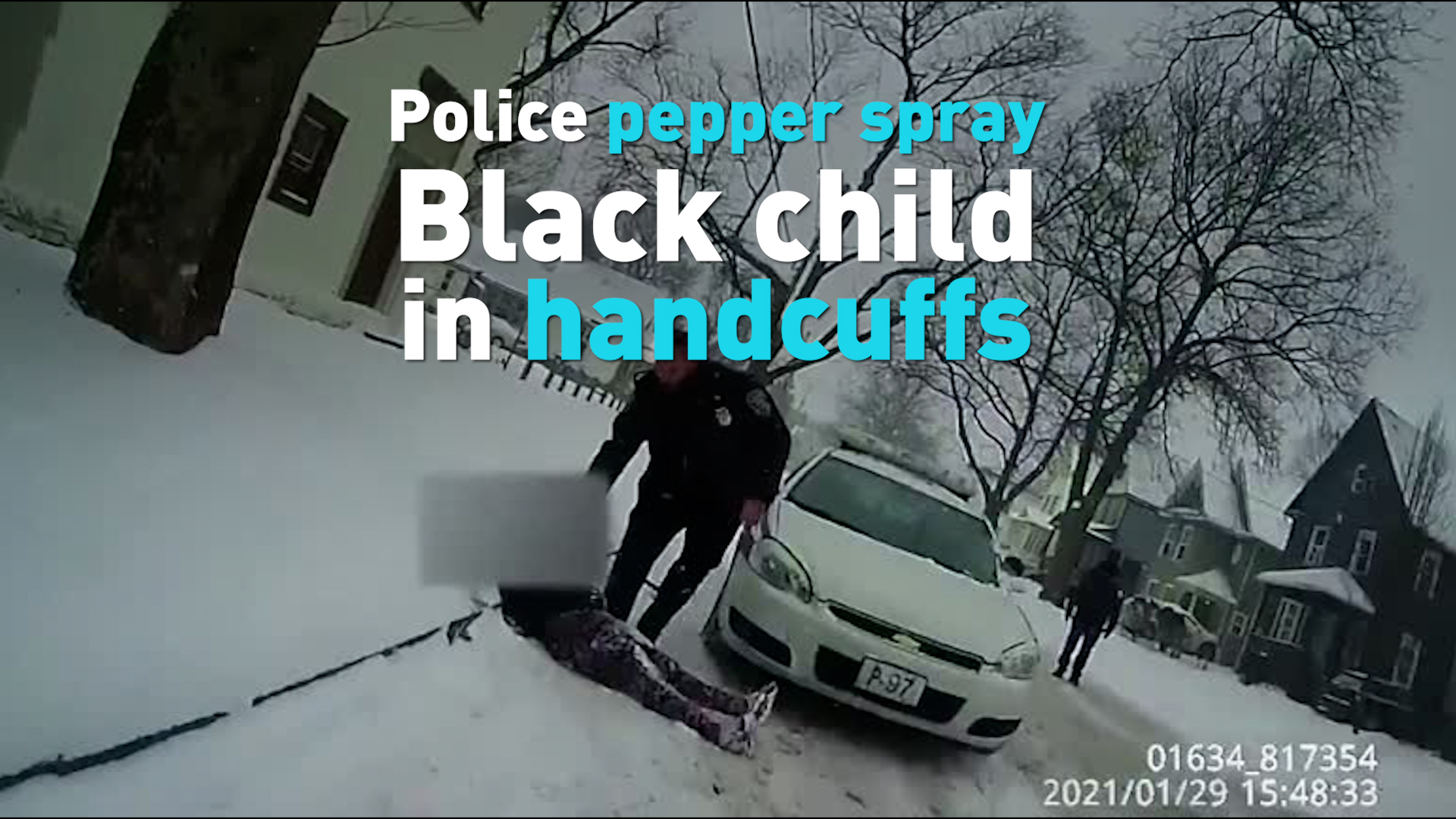 Police Pepper Spray 9 Year Old Black Girl In Handcuffs Cgtn 