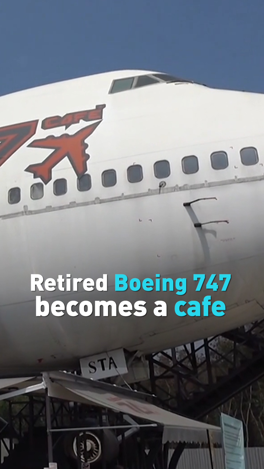 Retired Boeing 747 becomes a cafe - CGTN