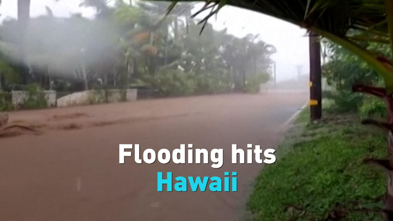 Major Flooding Slams Hawaiian Island Of Maui - CGTN