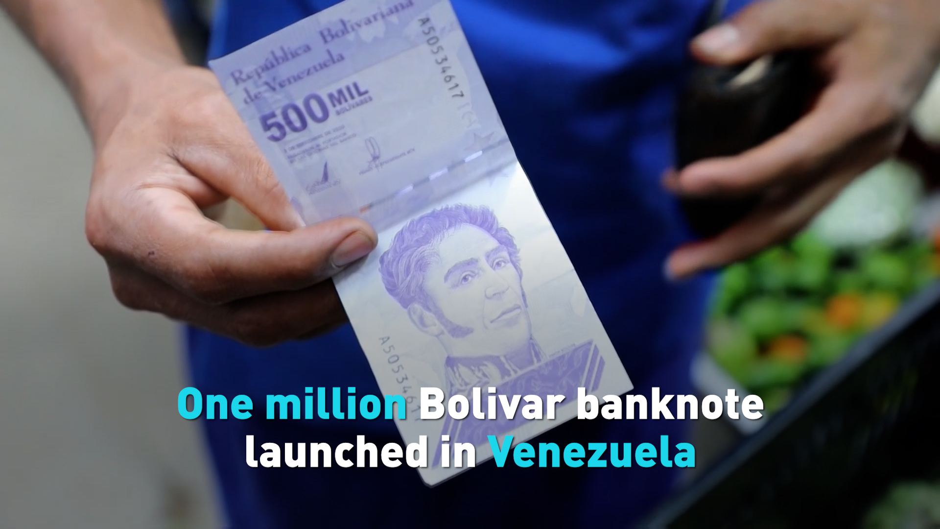 One Million Bolivar Banknote Launched In Venezuela Cgtn 4450