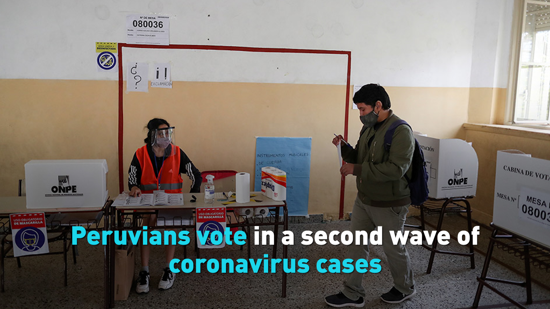 Peruvians Vote In A Second Wave Of Coronavirus Cases - CGTN