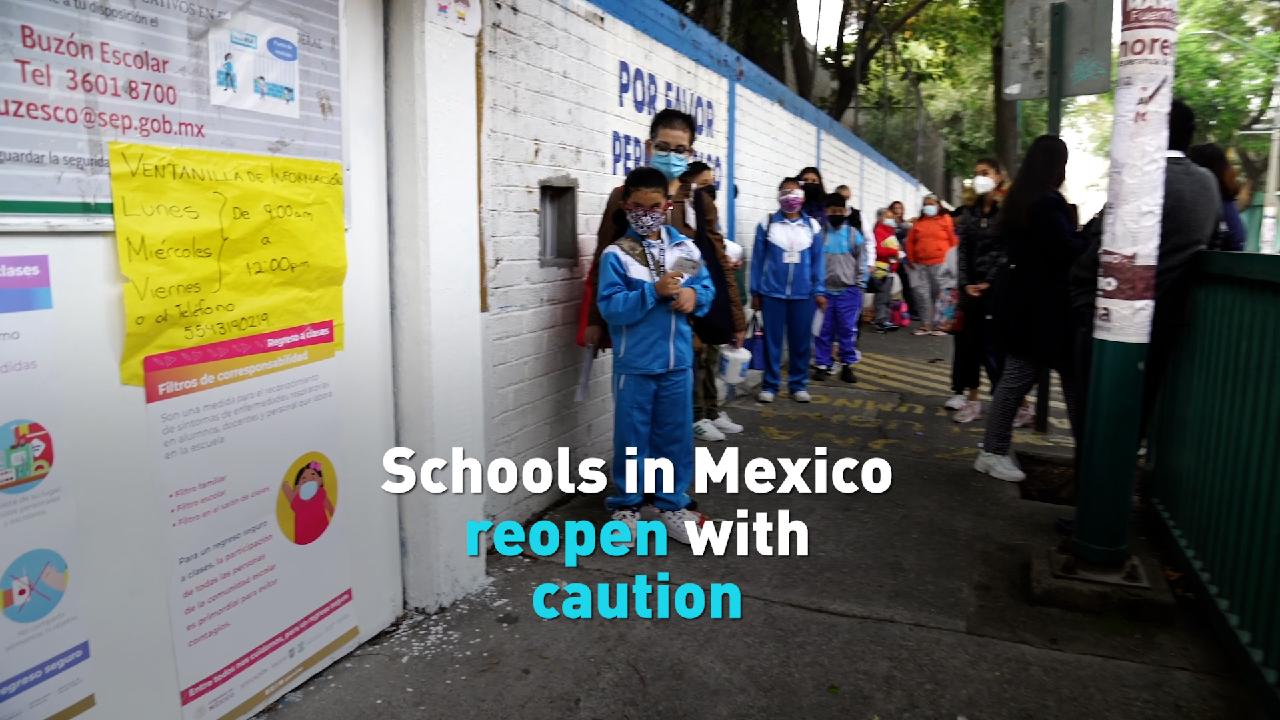 Schools in Mexico begin cautious reopening CGTN