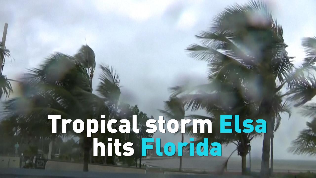 Tropical Storm Elsa Slams Florida - CGTN