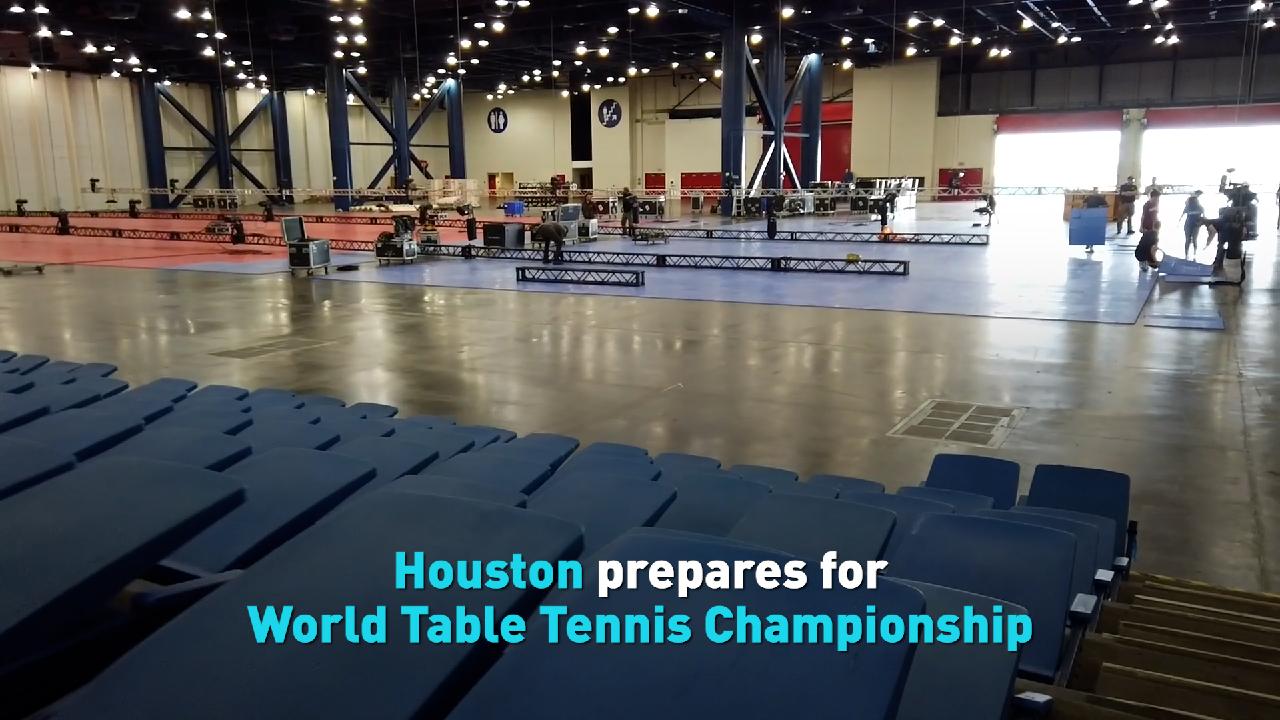 Houston rolls out red carpet ahead of World Table Tennis Championship