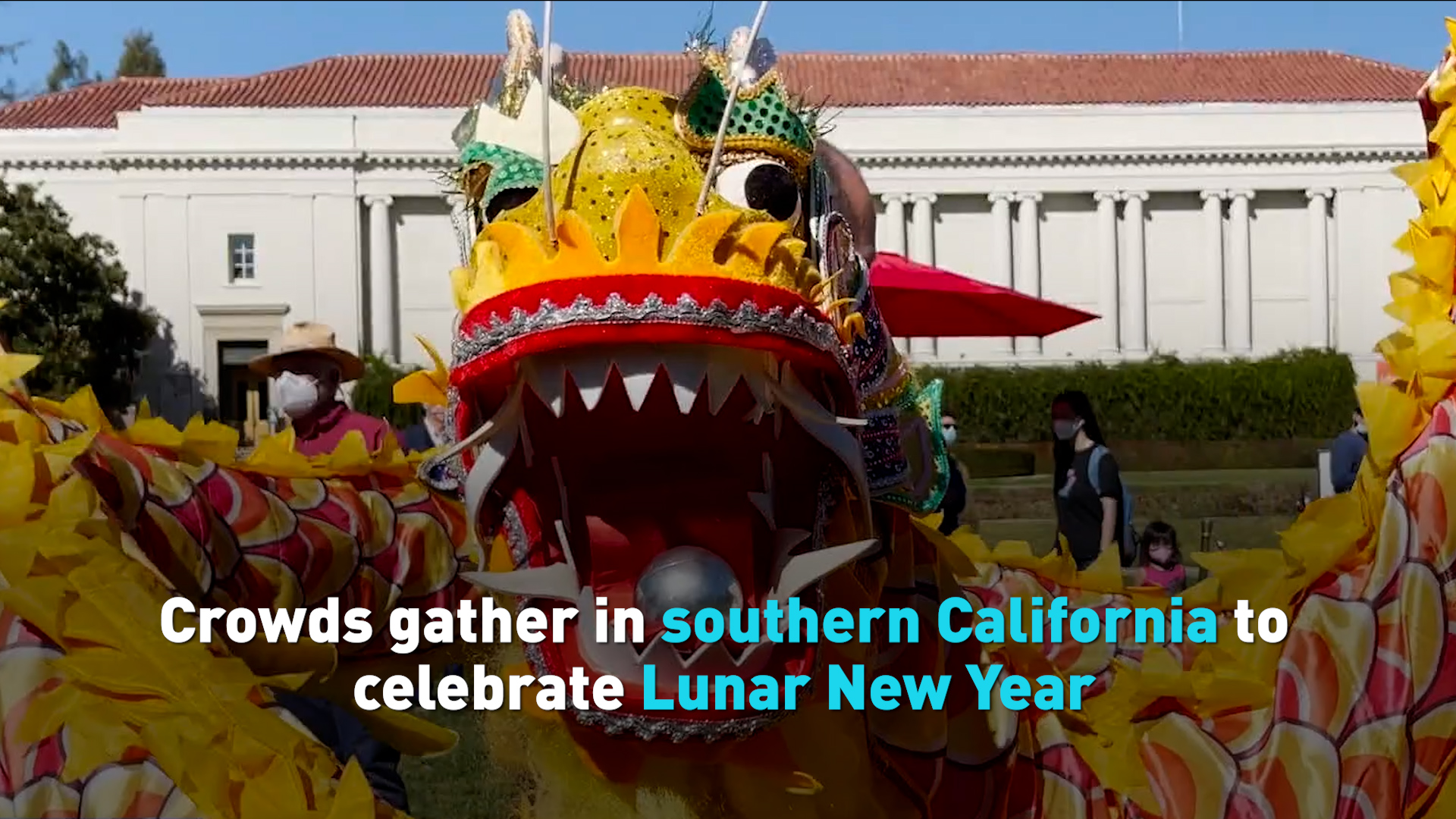 Crowds gather in southern California to celebrate Lunar New Year CGTN