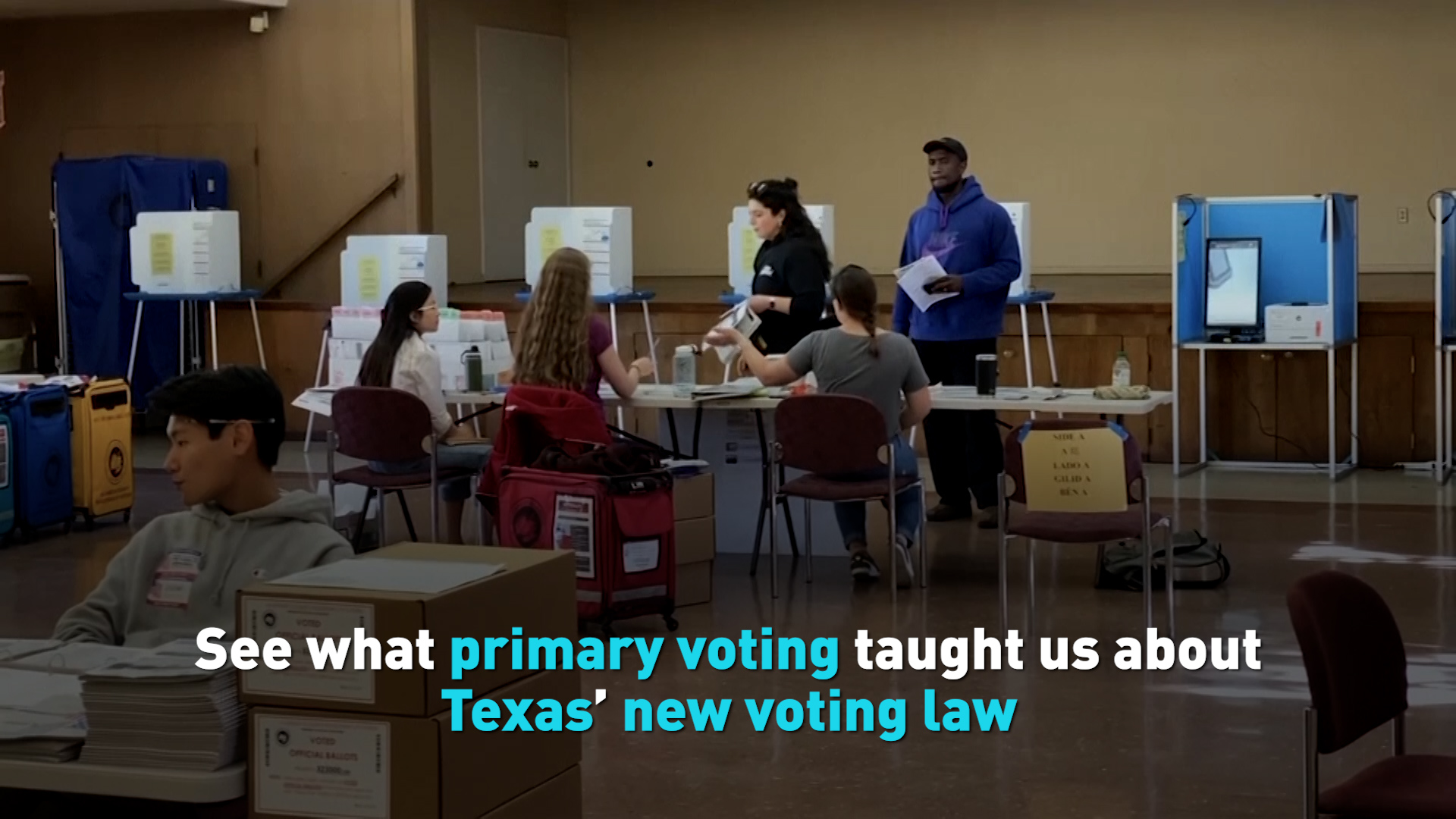 See what primary voting taught us about Texas’ new voting law CGTN