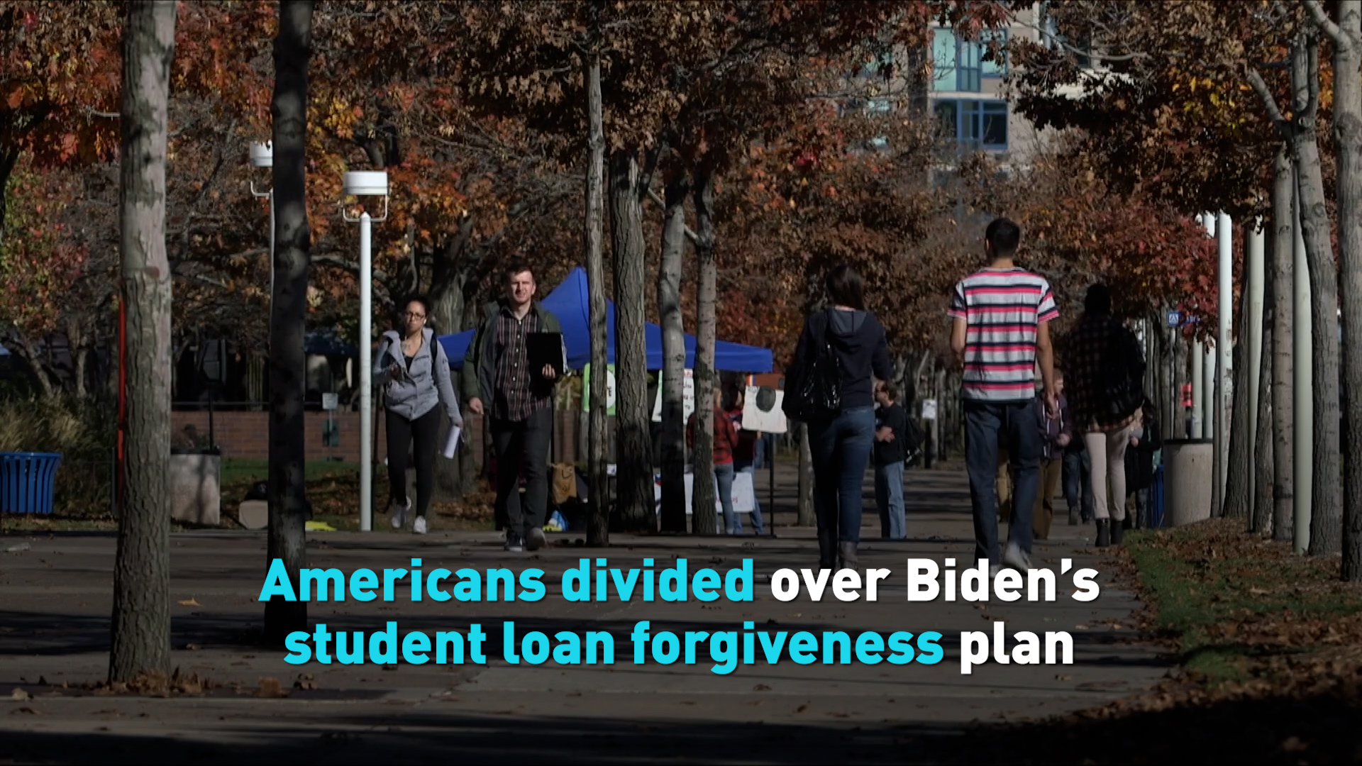 Americans Divided Over Biden’s Student Loan Forgiveness Plan - CGTN