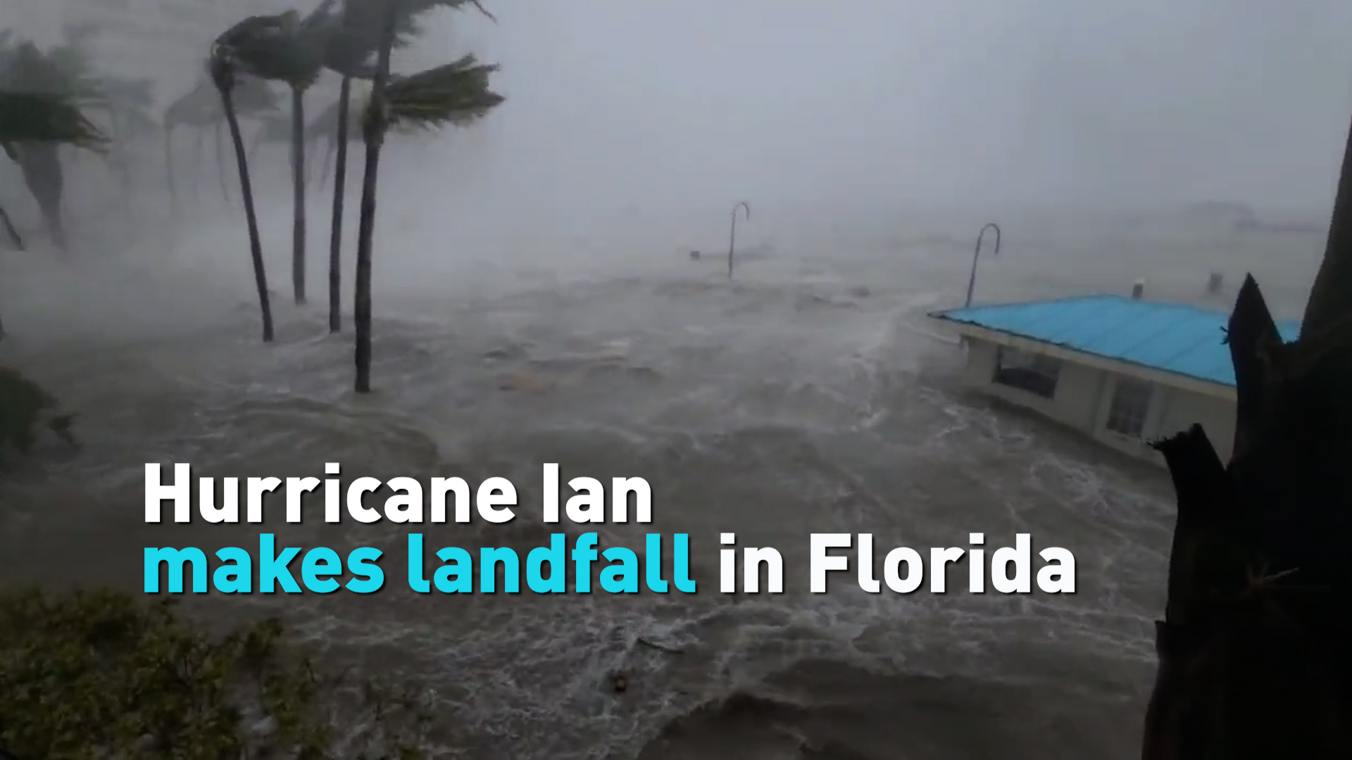 Hurricane Ian Makes Landfall In Florida Cgtn 8435