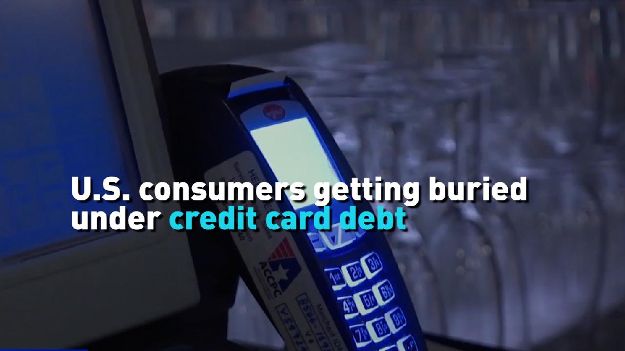 Cause I Have 30000 In Credit Card Debt Lyrics U.S. consumers getting buried under credit card debt - CGTN