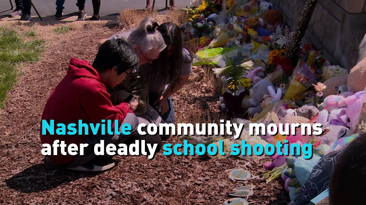 Nashville community mourns after deadly school shooting - CGTN