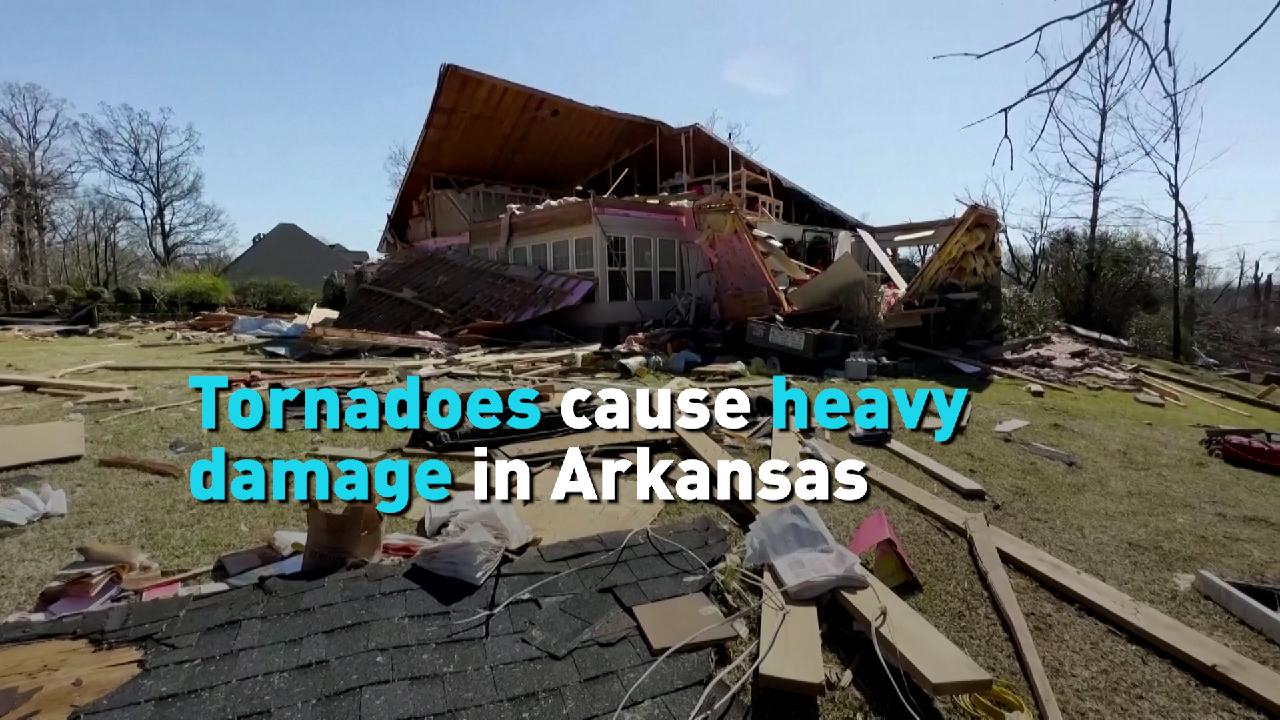Tornadoes cause heavy damage in Arkansas CGTN