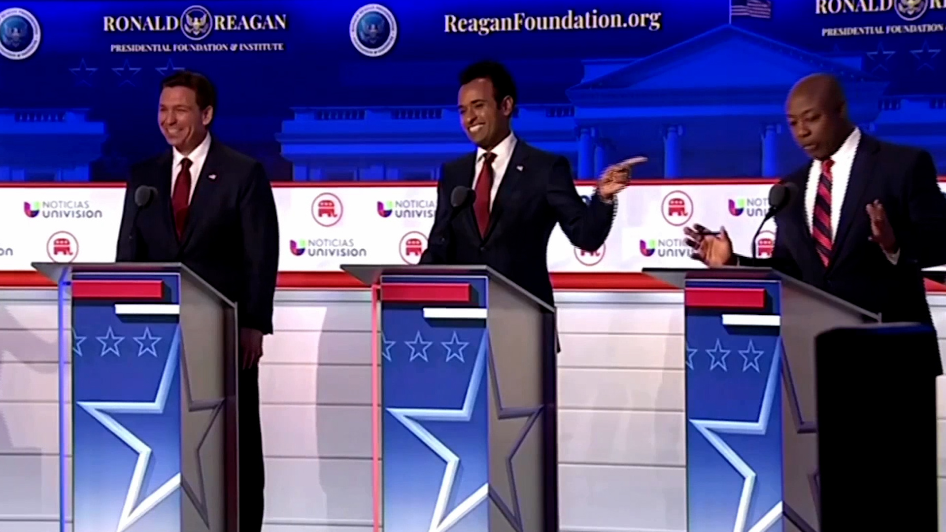 Second Republican debate seven candidates, no Trump CGTN