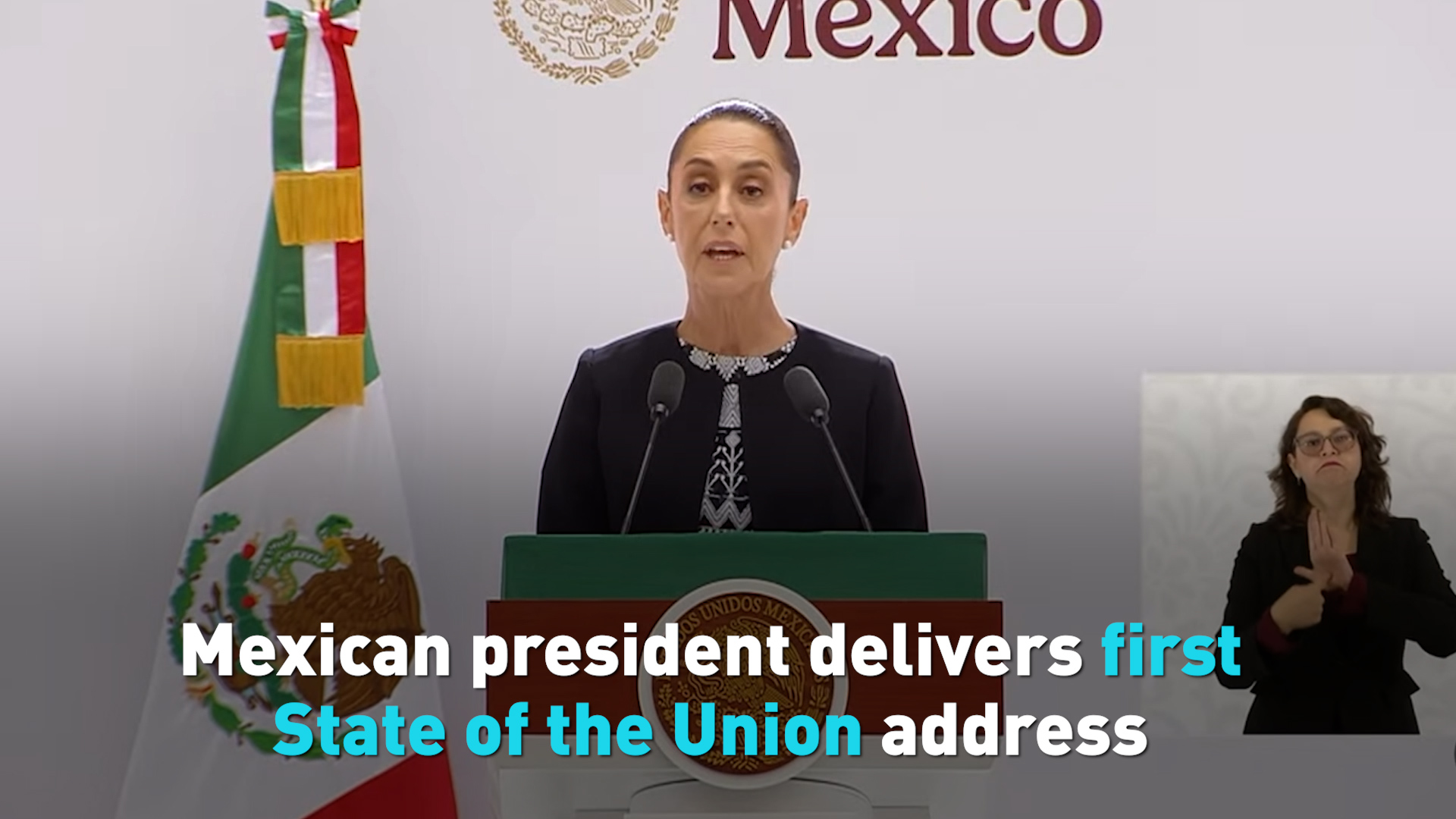 Mexican president delivers first State of the Union address