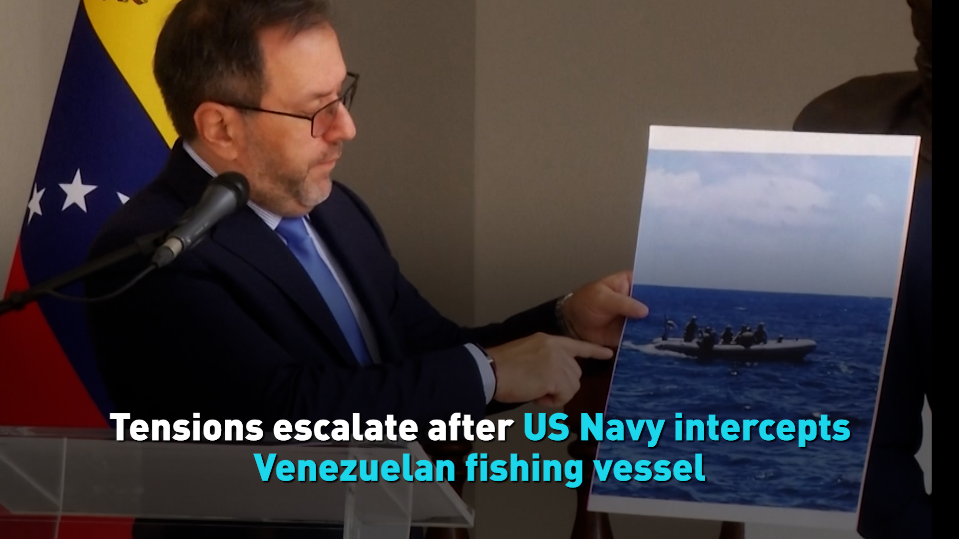 Tensions escalate after US Navy intercepts Venezuelan fishing vessel