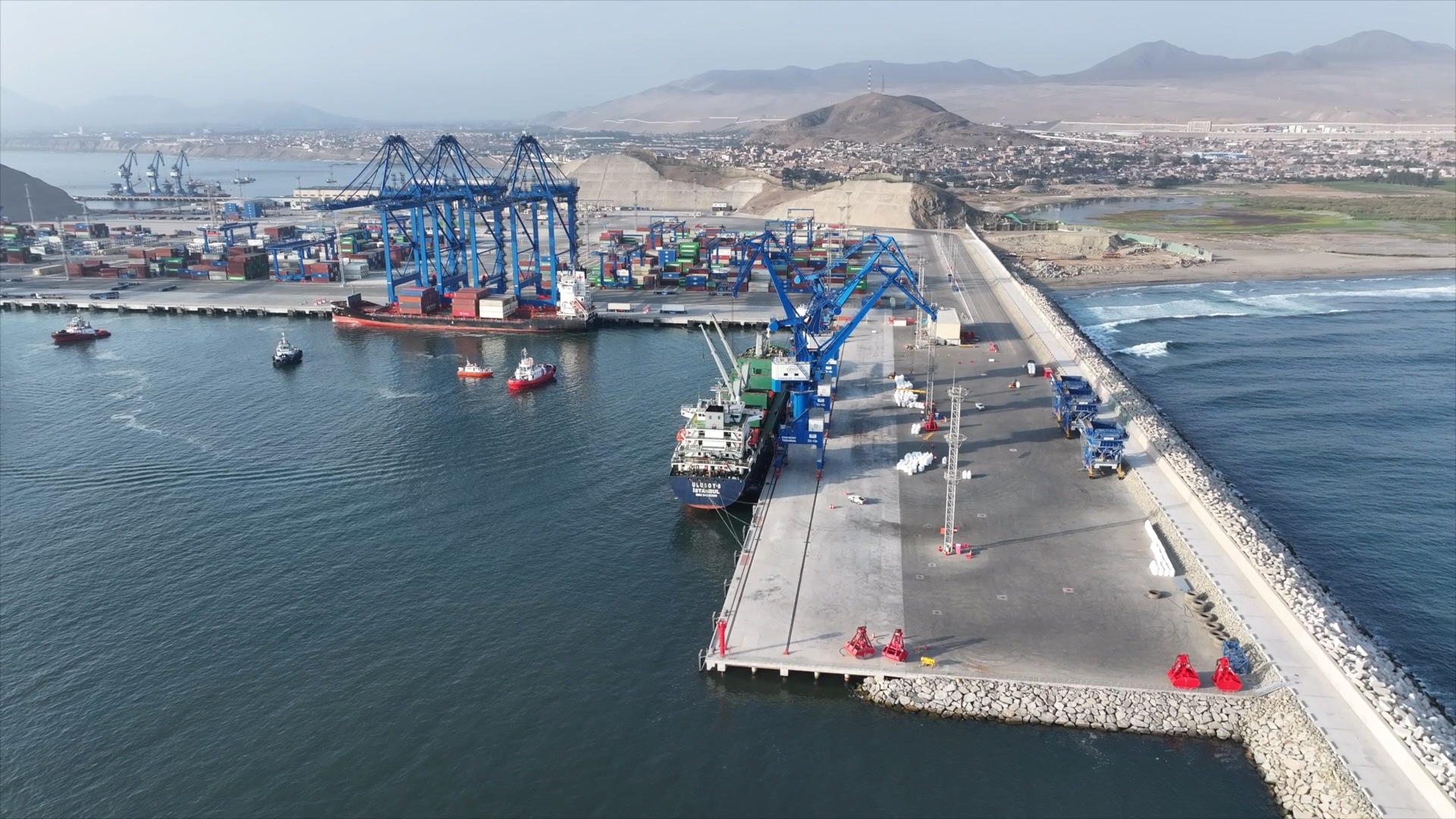 Chinese-built Chancay megaport in Peru celebrates its first year