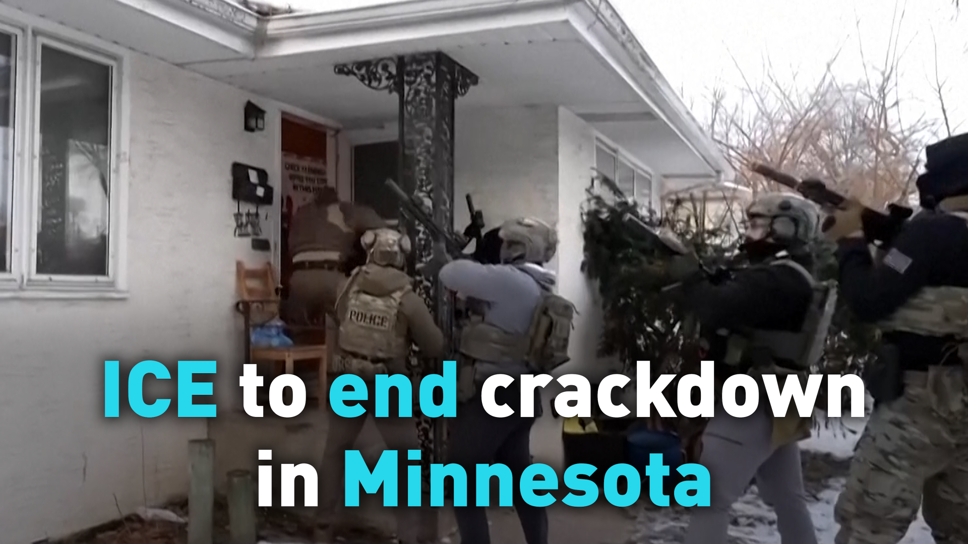 ICE to end crackdown in Minnesota