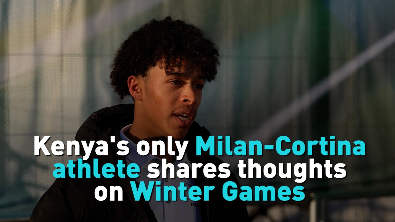 Kenya's sole Milan-Cortina athlete shares thoughts on Winter Games