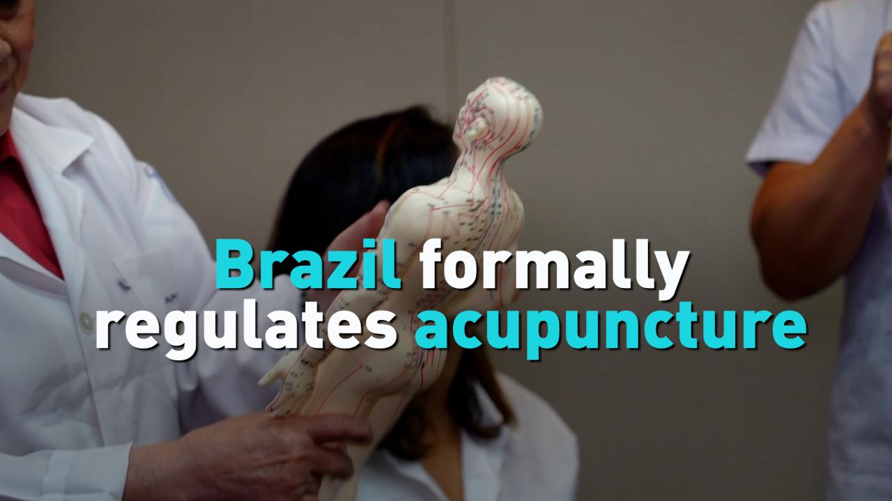 Brazil formally regulates acupuncture