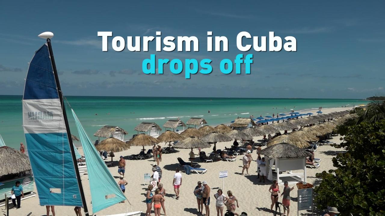 Tourism in Cuba drops off