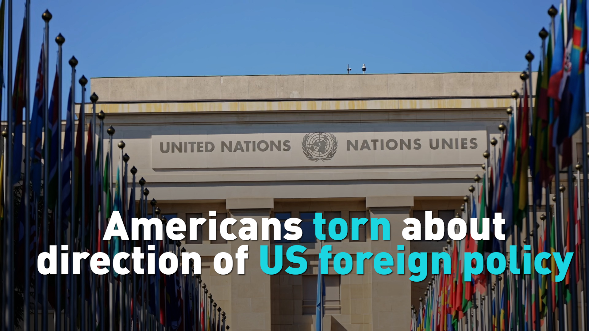 Americans torn about direction of US foreign policy