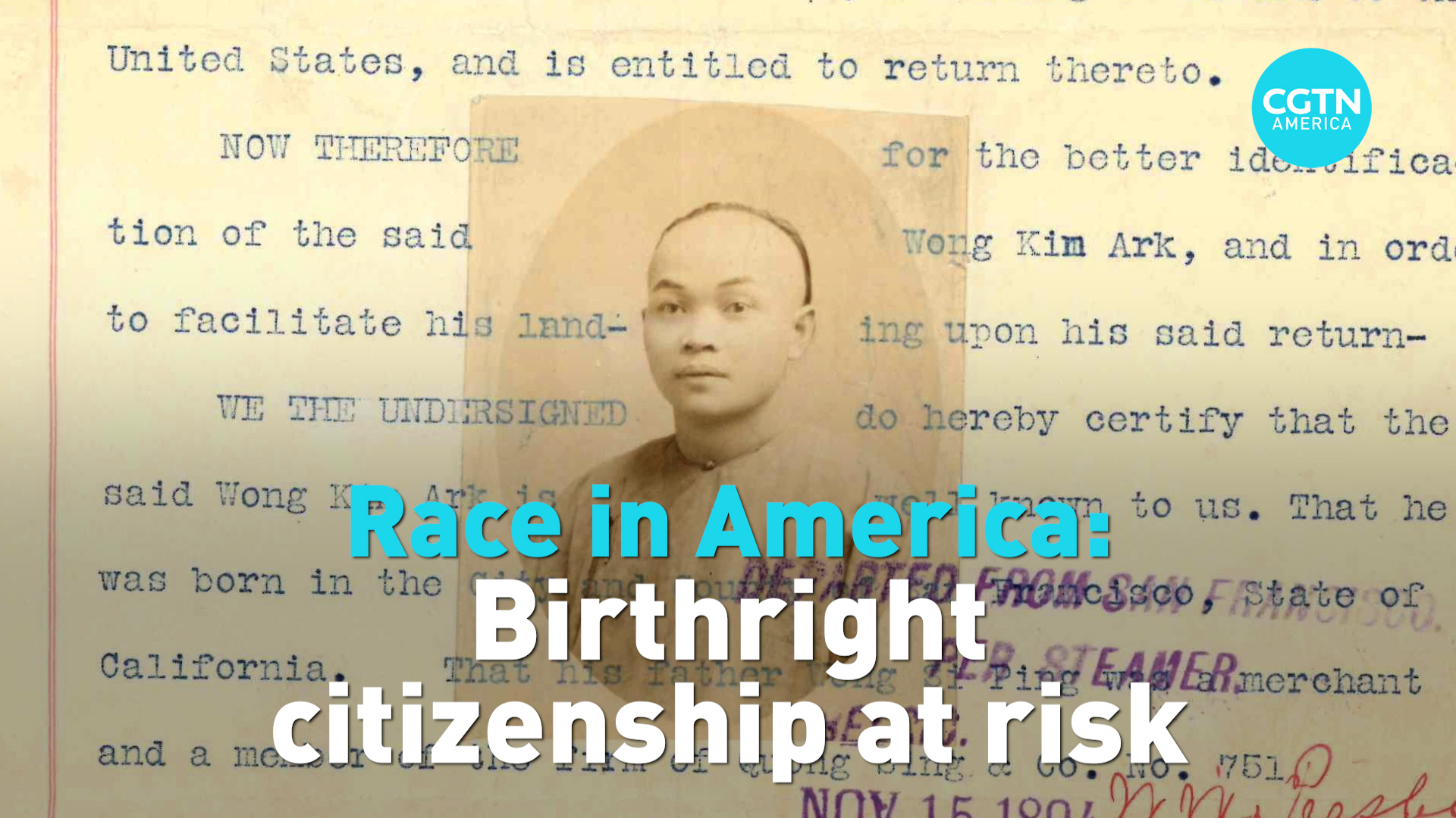 Race in America: Birthright  citizenship at risk