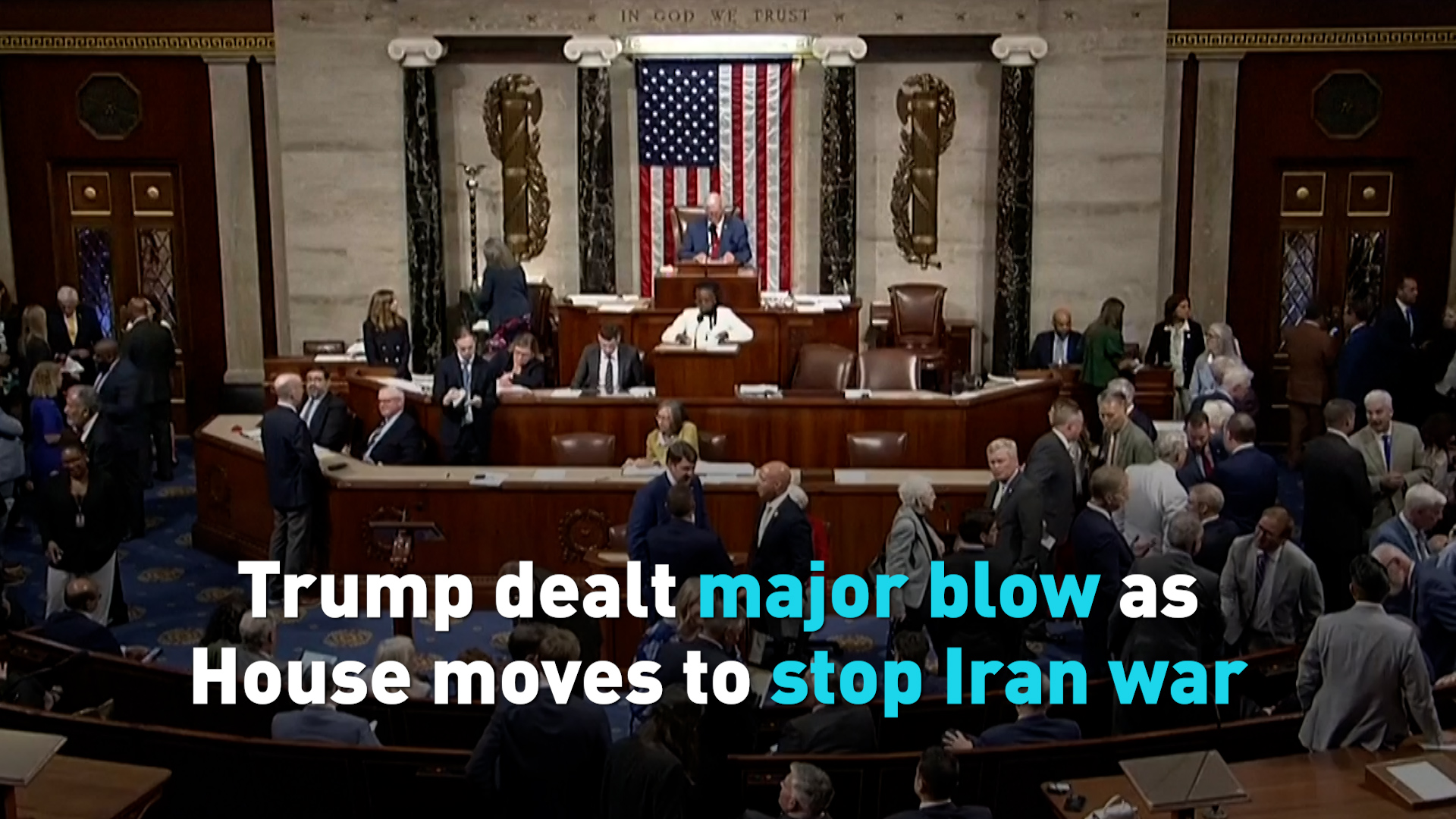 Trump dealt major blow after House moves to stop Iran war