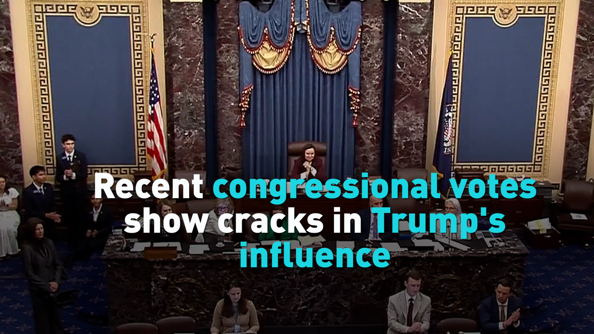 Recent congressional votes show cracks in Trump's influence