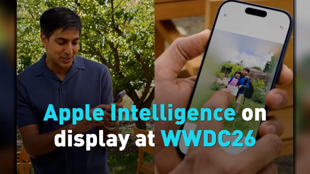 Apple Intelligence on display at WWDC26