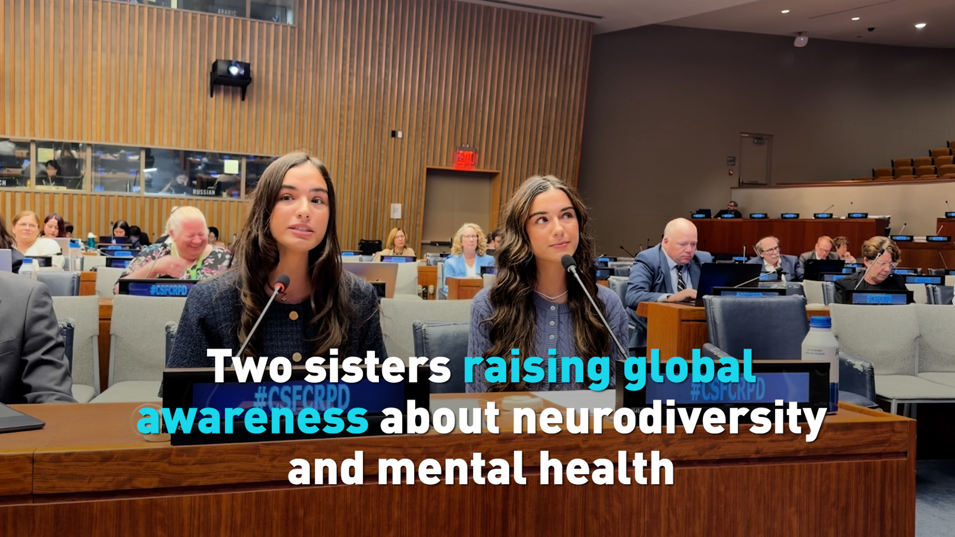 Two sisters raise global awareness about neurodiversity and health