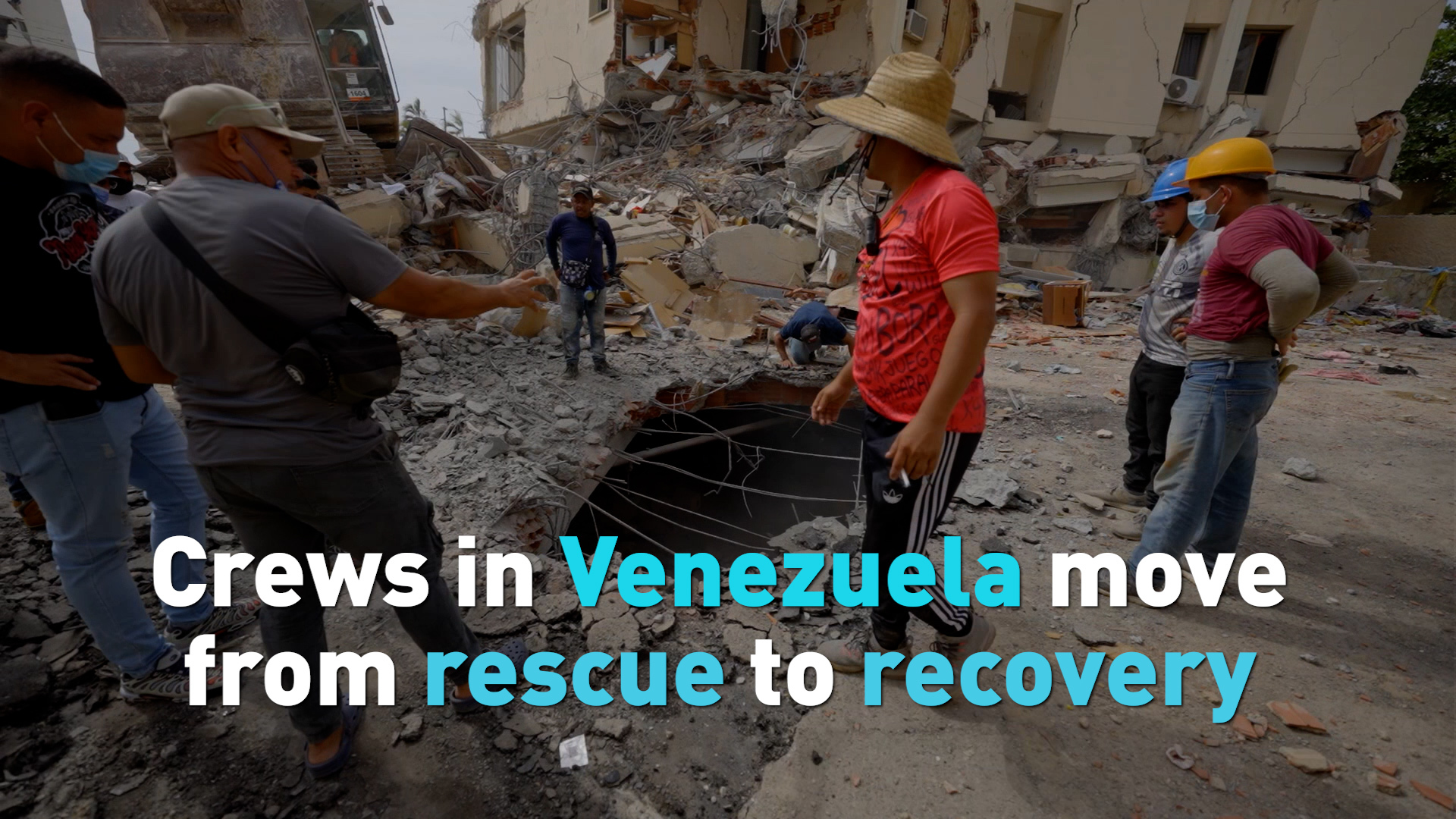 Crews in Venezuela move from rescue to recovery