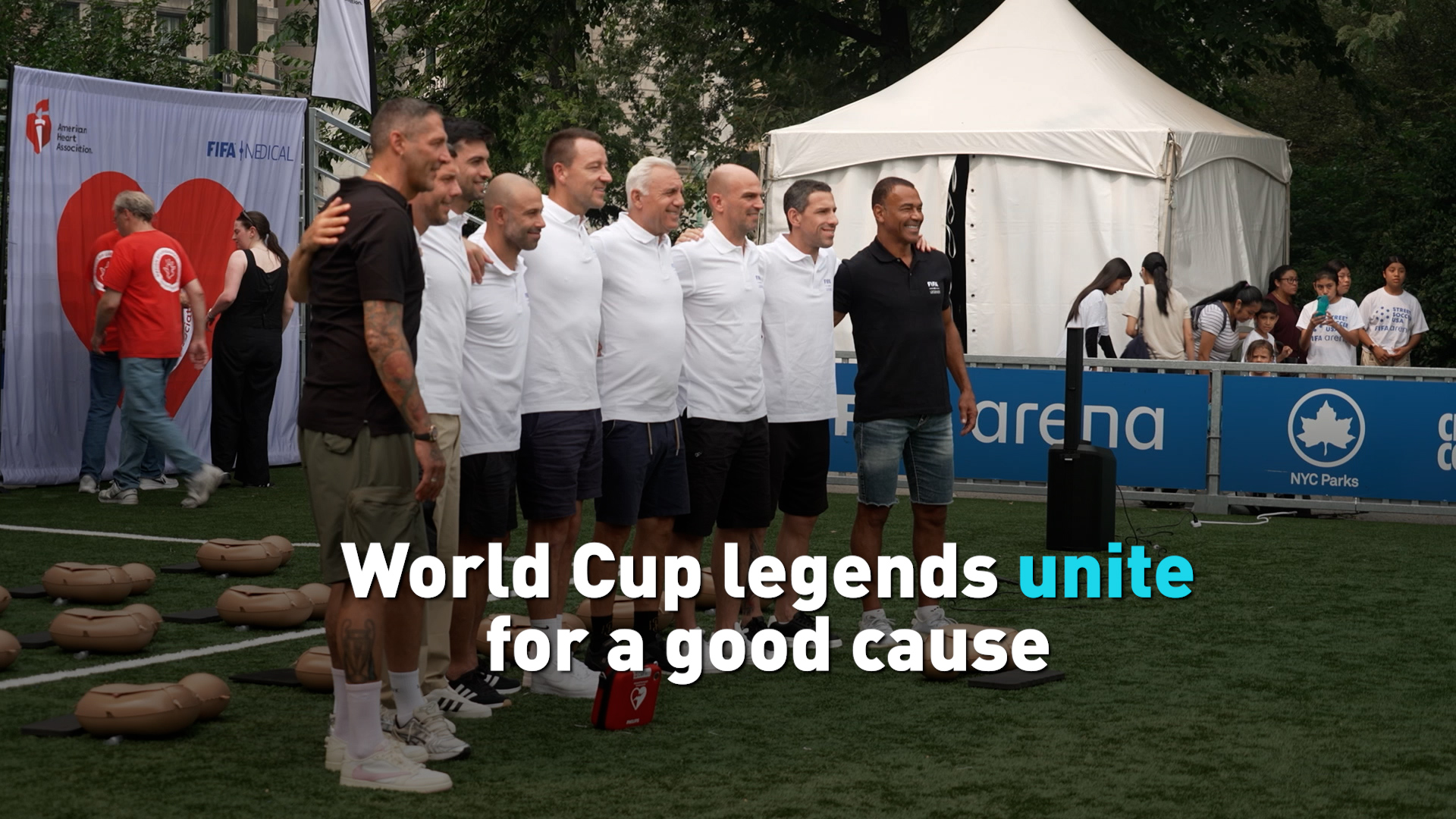 World Cup legends unite for a good cause