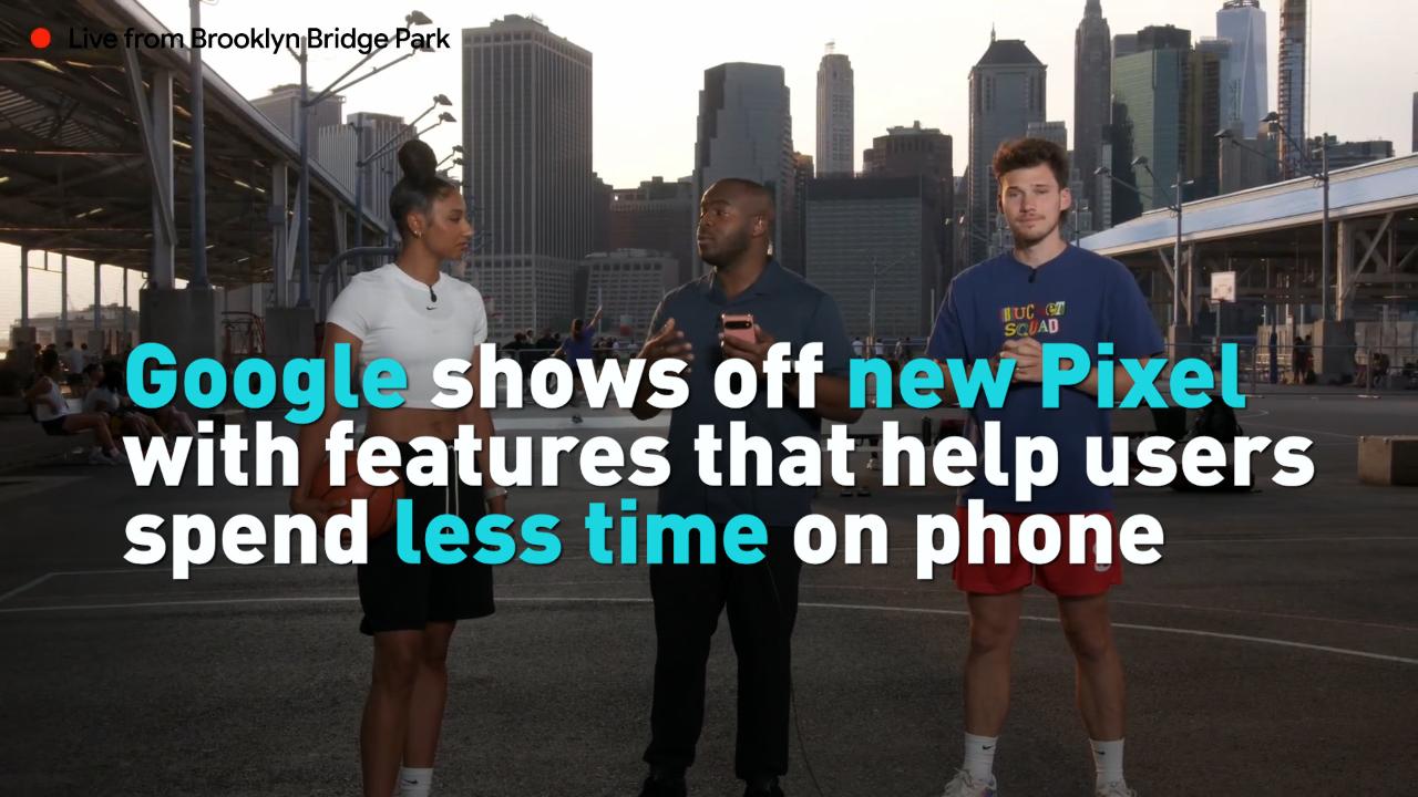 Google showcases new Pixel designed to help users spend less time on their phones