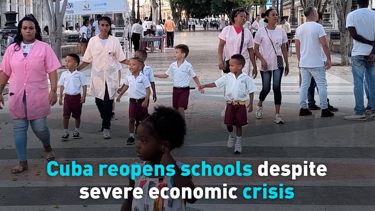 Cuba reopens schools despite severe economic crisis