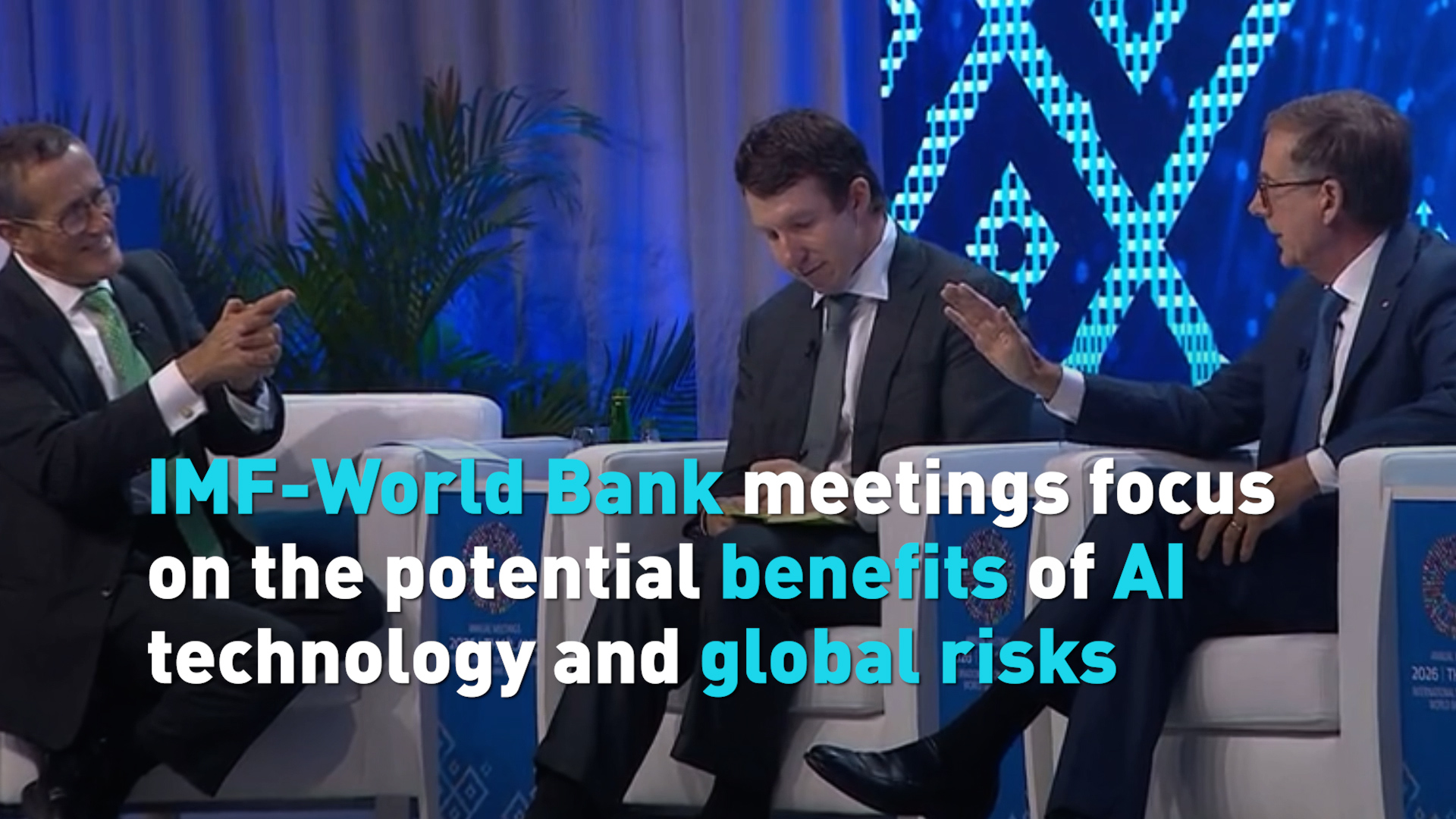 IMF-World Bank meetings on the potential benefits and risks of AI